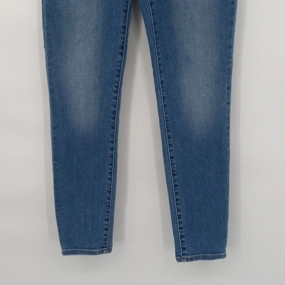 Madewell Roadtripper Skinny Jeans High Rise Stretchy Medium Wash Whisker Size 27 - Picture 4 of 15